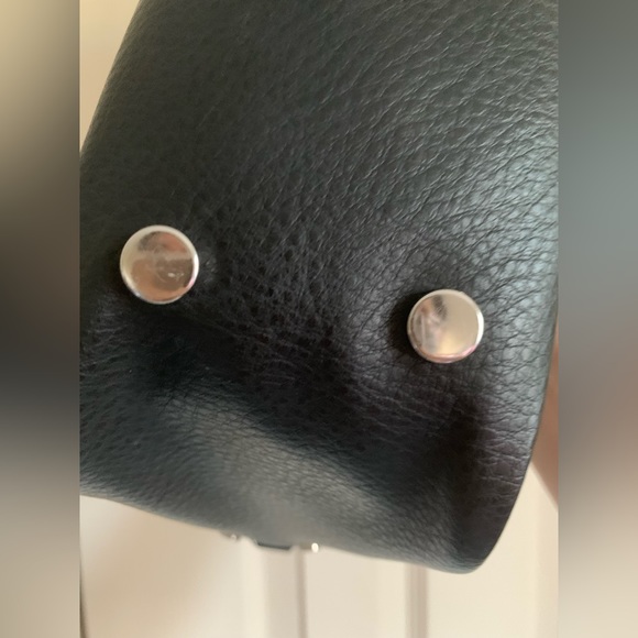 ZARA Black Black Vinyl Crossbody Bag - Picture 12 of 15